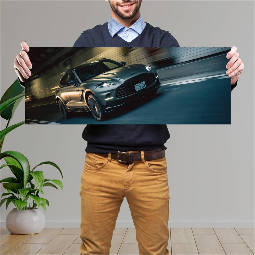 Cuadro grande 30x80cm 2023 Aston Martin DBX707 010 Aston