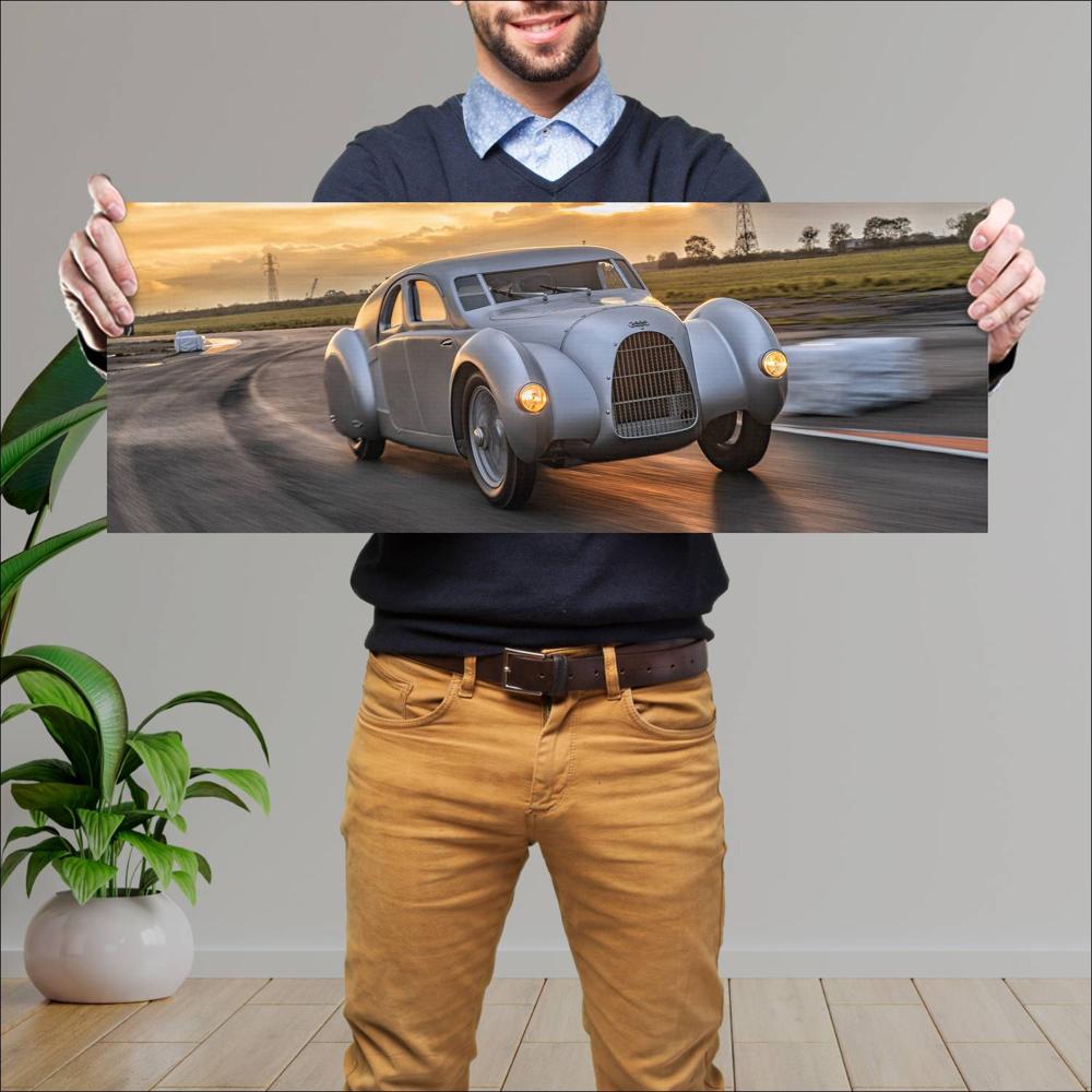 Cuadro grande 30x80cm 2023 Audi Auto Union Type 52 003 Audi
