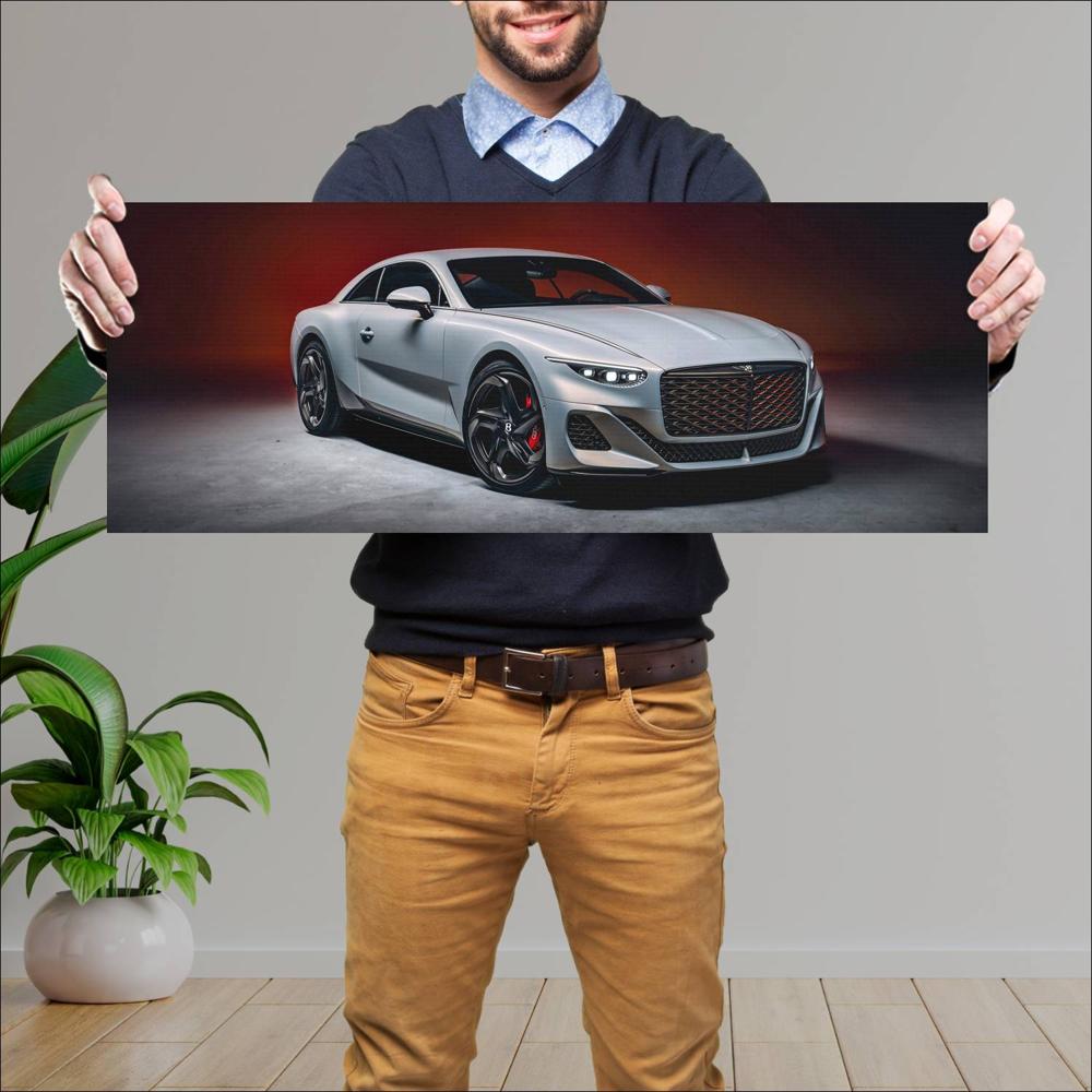 Cuadro grande 30x80cm 2023 Bentley Mulliner Batur 001 Bentley