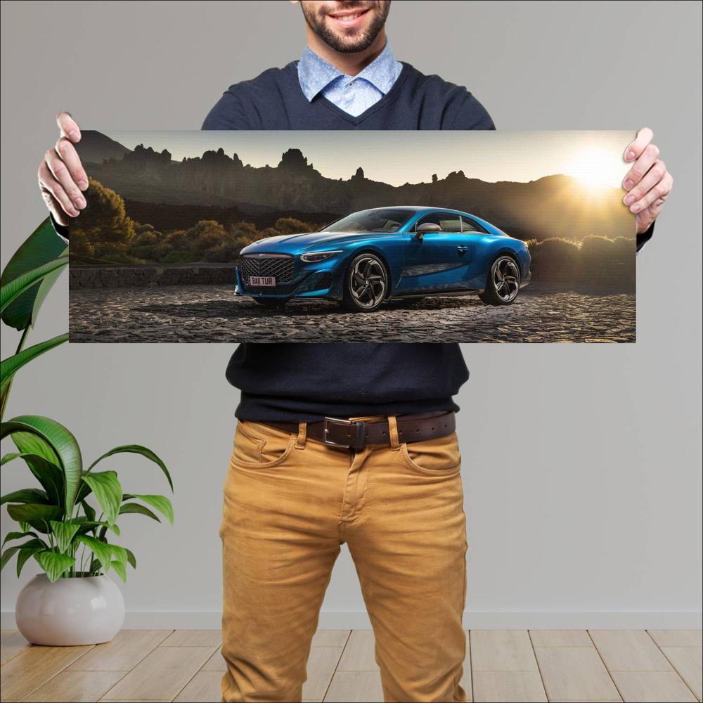 Cuadro grande 30x80cm 2023 Bentley Mulliner Batur 008 Bentley