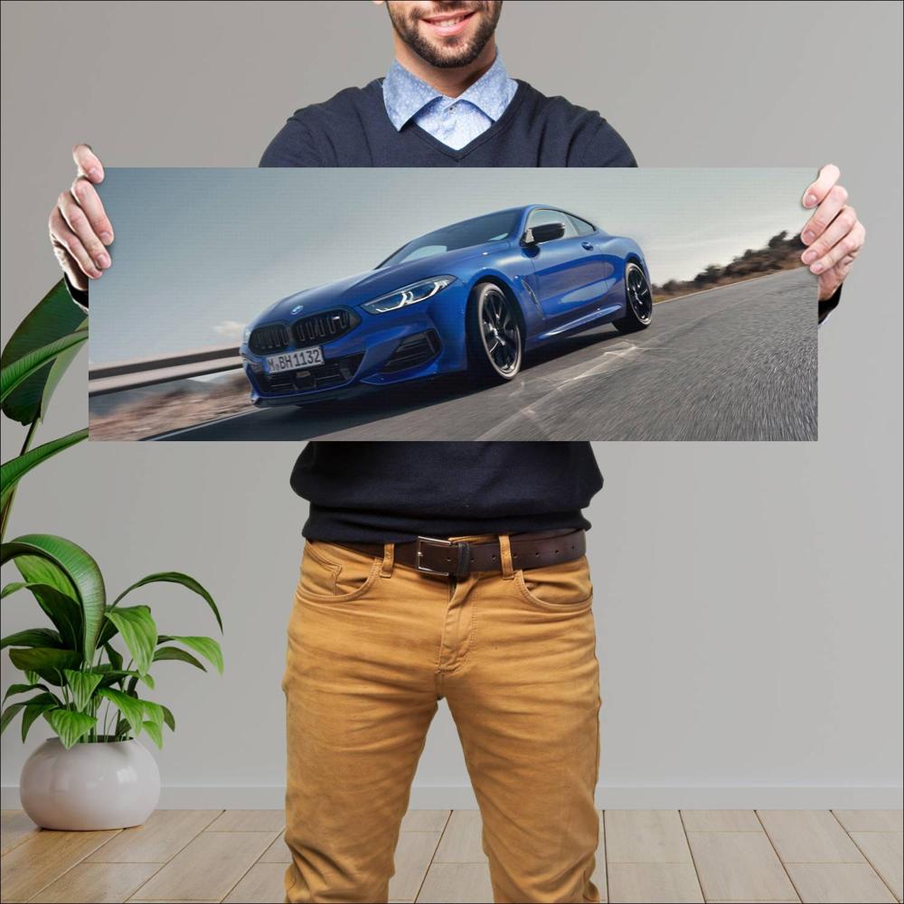 Cuadro grande 30x80cm 2023 BMW 8 Series 001 BMW