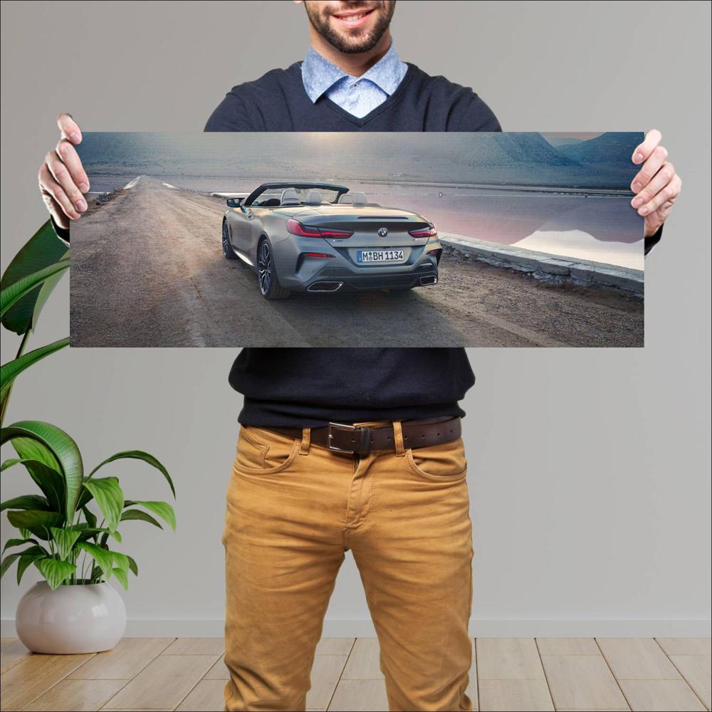 Cuadro grande 30x80cm 2023 BMW 8 Series 004 BMW