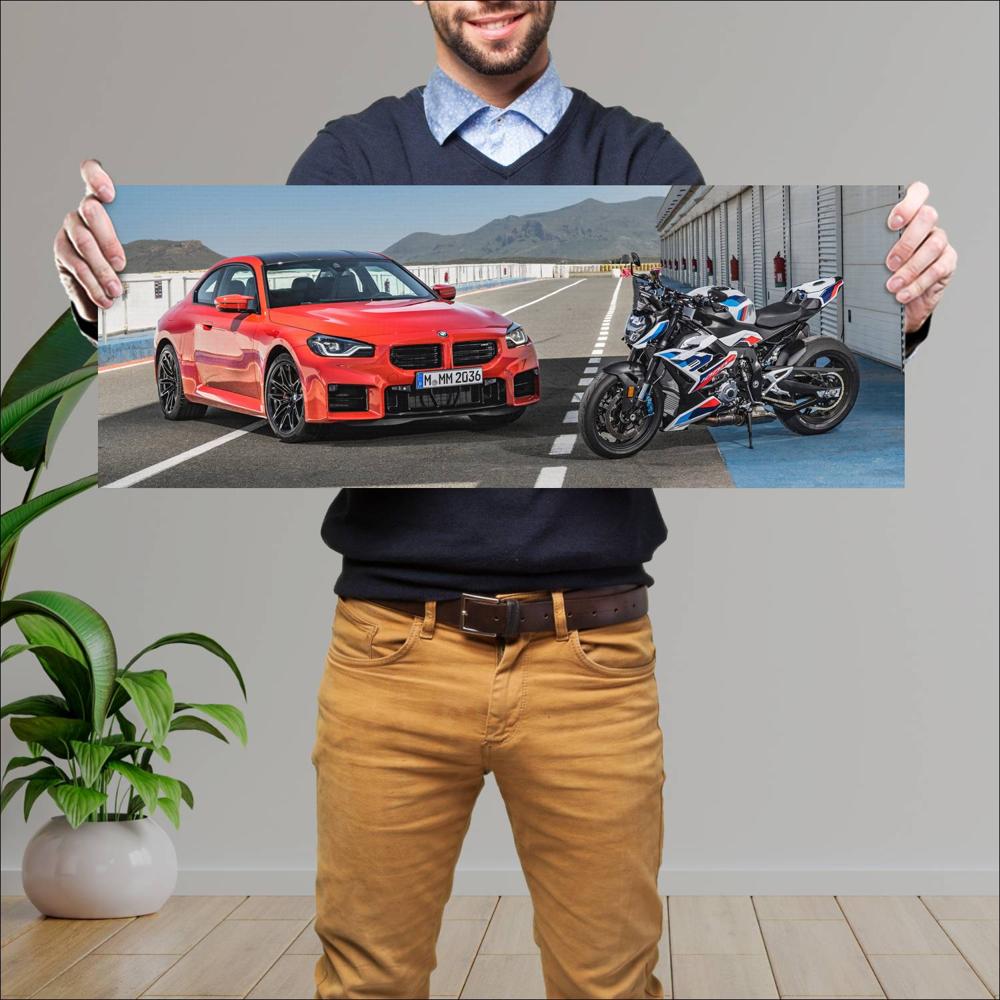 Cuadro grande 30x80cm 2023 BMW M2 008 BMW