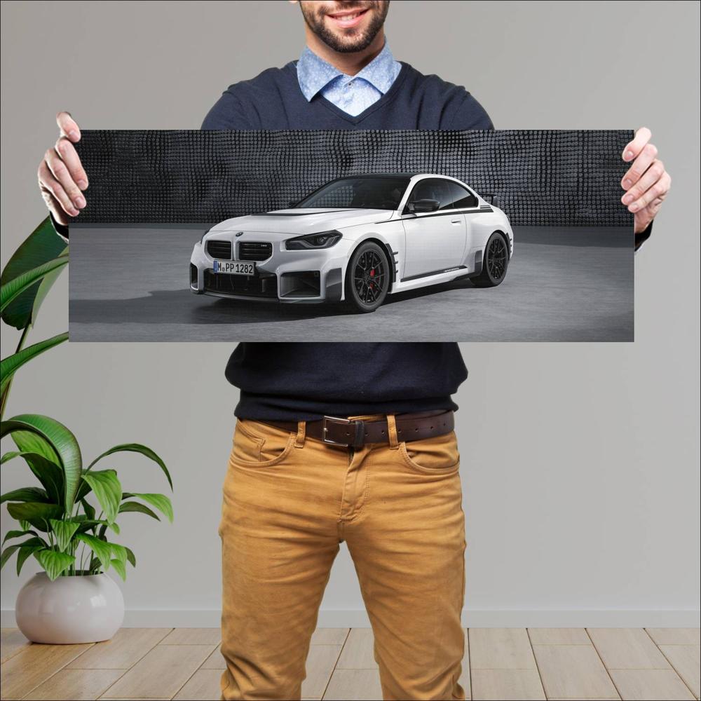 Cuadro grande 30x80cm 2023 BMW M2 M Performance Parts 001 BMW