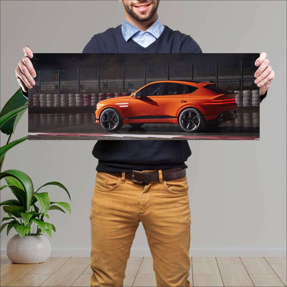 Cuadro grande 30x80cm 2023 Genesis GV80 Coupe Concept 002 Genesis