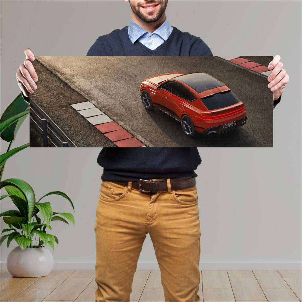 Cuadro grande 30x80cm 2023 Genesis GV80 Coupe Concept 003 Genesis