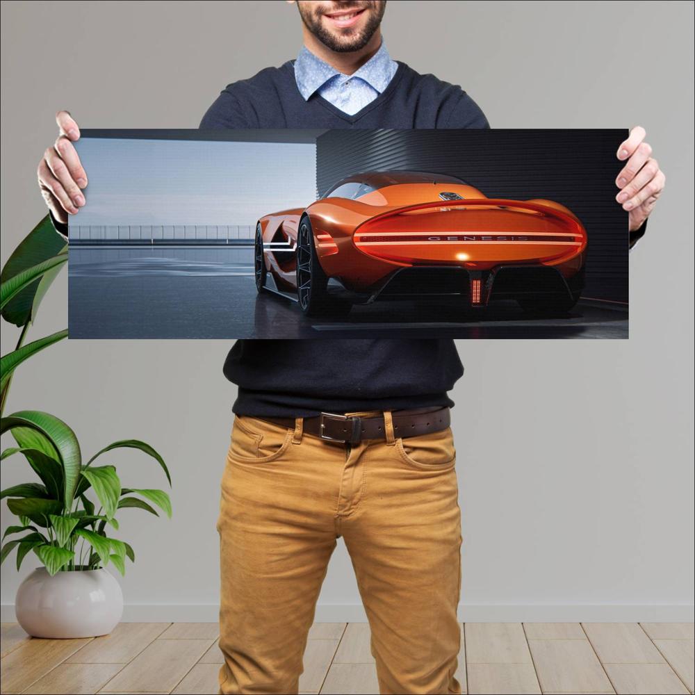 Cuadro grande 30x80cm 2023 Genesis X Gran Berlinetta VGT Concept 003 144 Genesis