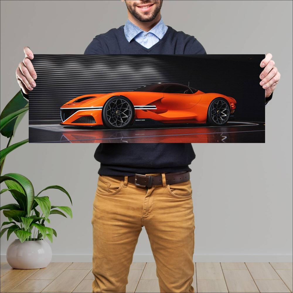Cuadro grande 30x80cm 2023 Genesis X Gran Berlinetta VGT Concept 005 144 Genesis