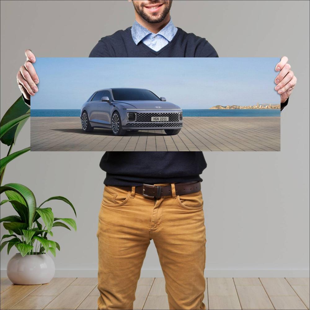 Cuadro grande 30x80cm 2023 Hyundai Grandeur 006 Hyundai