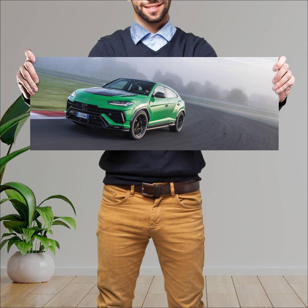 Cuadro grande 30x80cm 2023 Lamborghini Urus Performante 009 Lamborghini