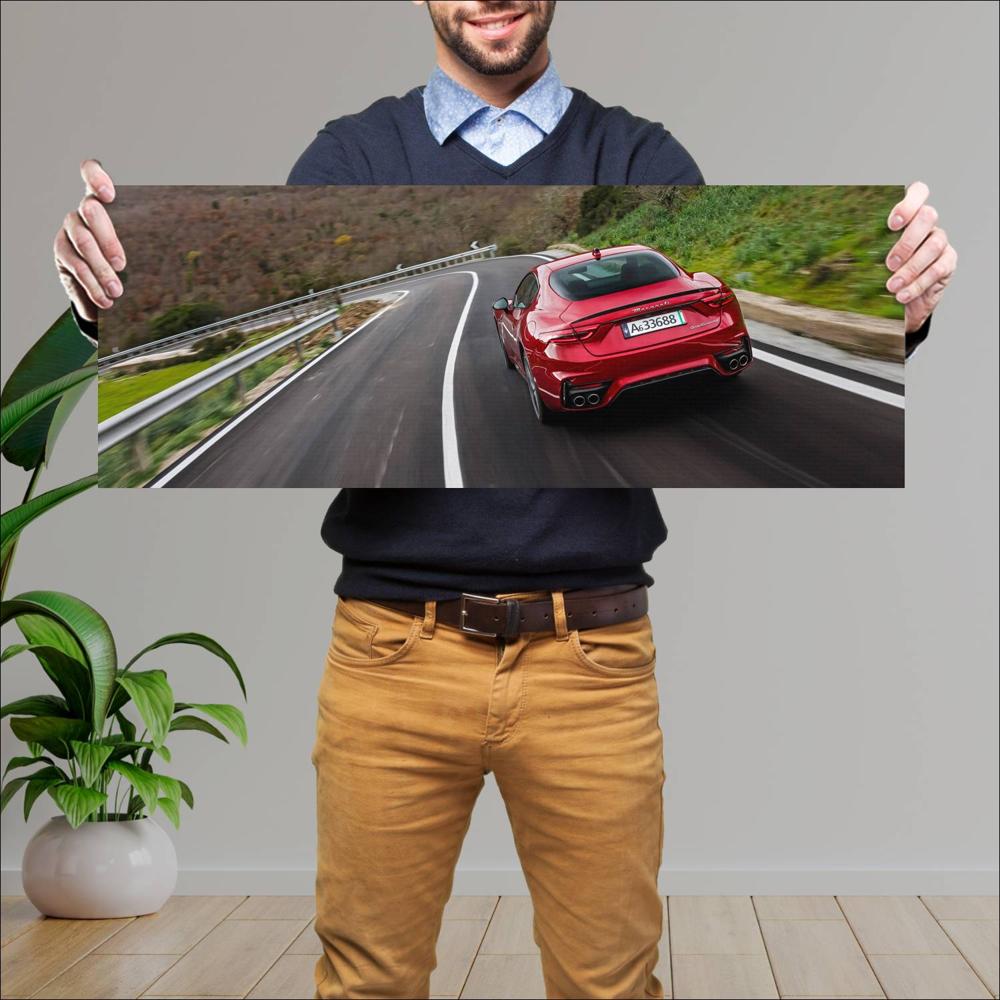 Cuadro grande 30x80cm 2023 Maserati GranTurismo 004 Maserati