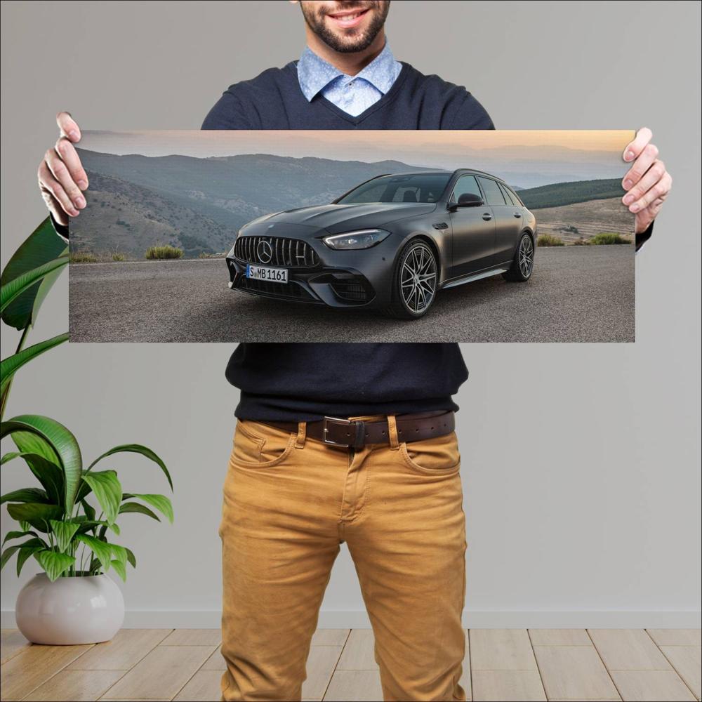 Cuadro grande 30x80cm 2023 Mercedes AMG C63 S E Performance 006 Mercedes