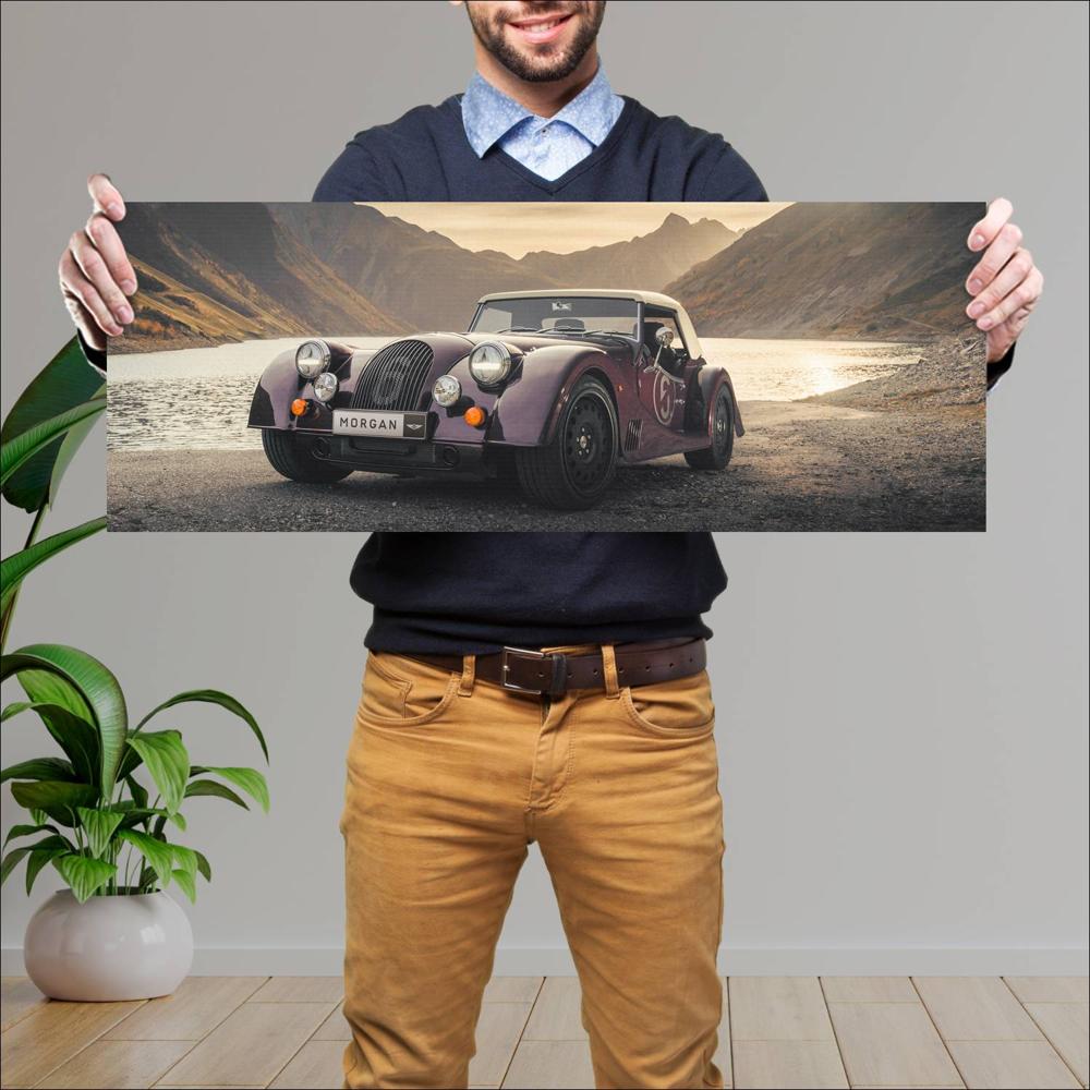 Cuadro grande 30x80cm 2023 Morgan Plus Six 001 Morgan