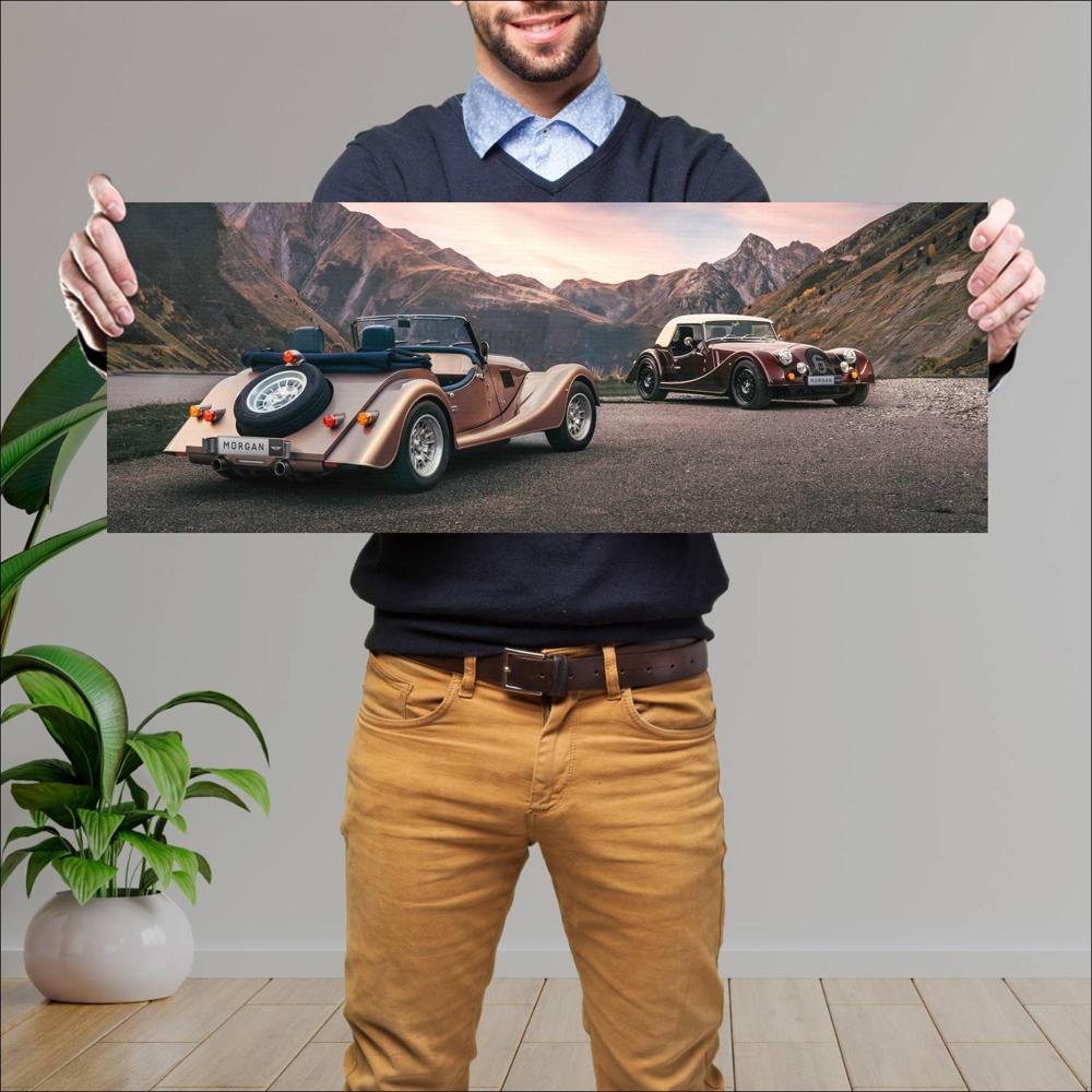 Cuadro grande 30x80cm 2023 Morgan Plus Six 004 Morgan