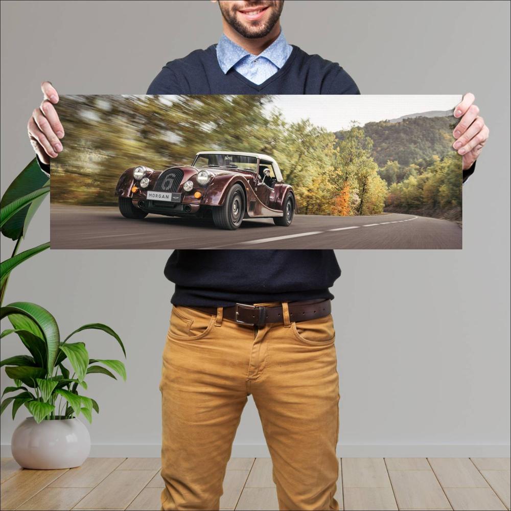 Cuadro grande 30x80cm 2023 Morgan Plus Six 005 Morgan
