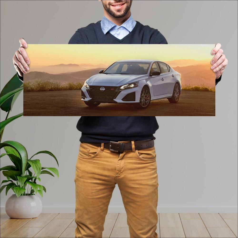 Cuadro grande 30x80cm 2023 Nissan Altima SR 001 Nissan