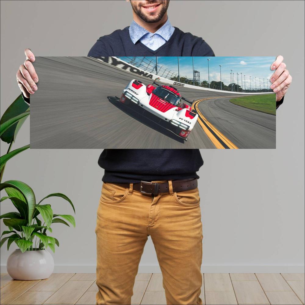 Cuadro grande 30x80cm 2023 Porsche 963 LMDh 005 Porsche