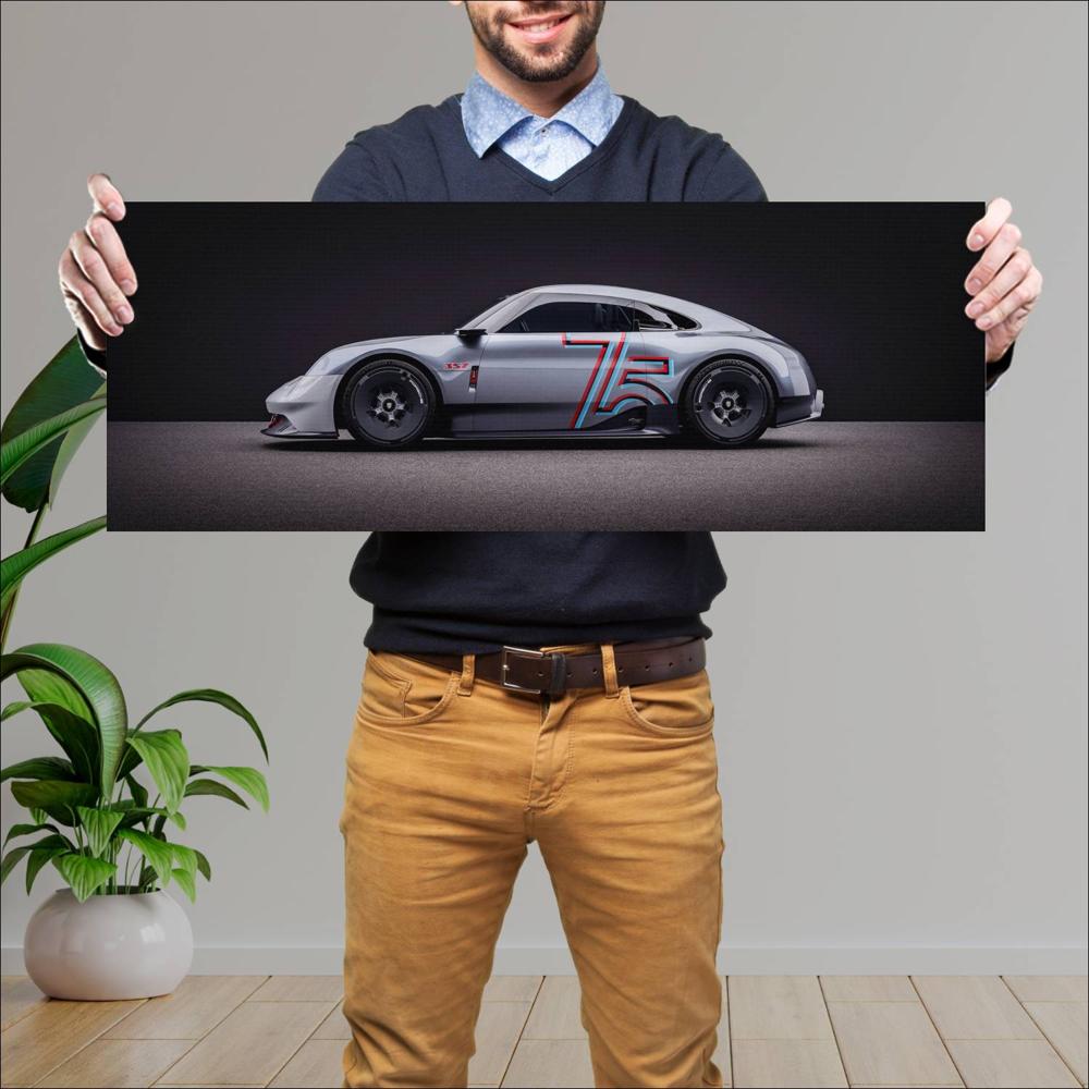 Cuadro grande 30x80cm 2023 Porsche Vision 357 Concept 004 Porsche