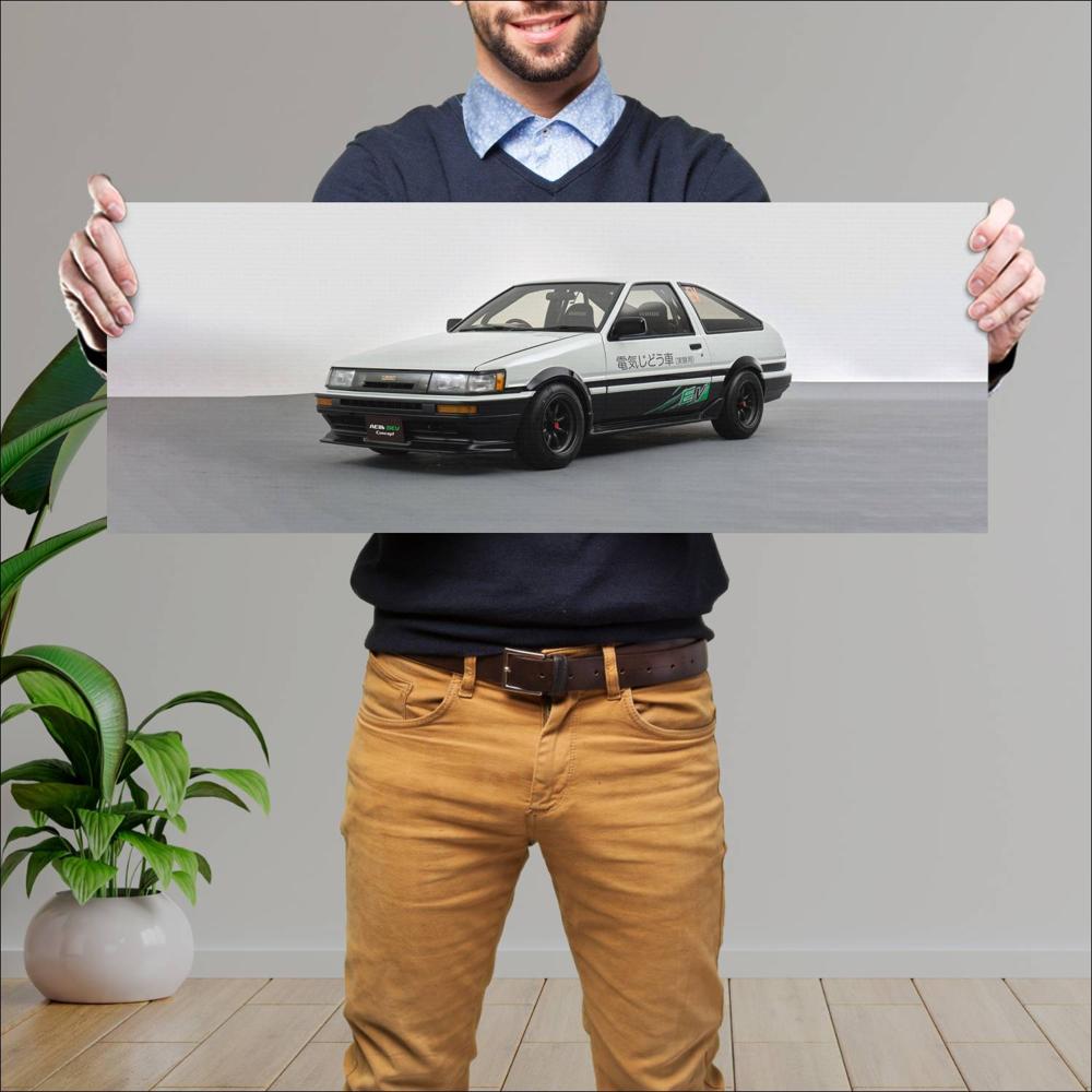 Cuadro grande 30x80cm 2023 Toyota AE86 Concepts 001 Toyota
