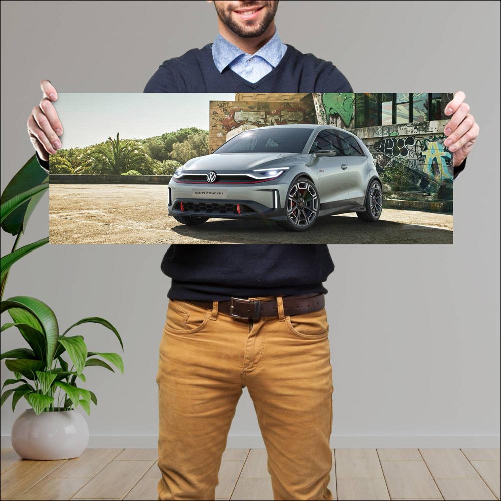 Cuadro grande 30x80cm 2023 Volkswagen ID.GTI Concept 001 Volkswagen