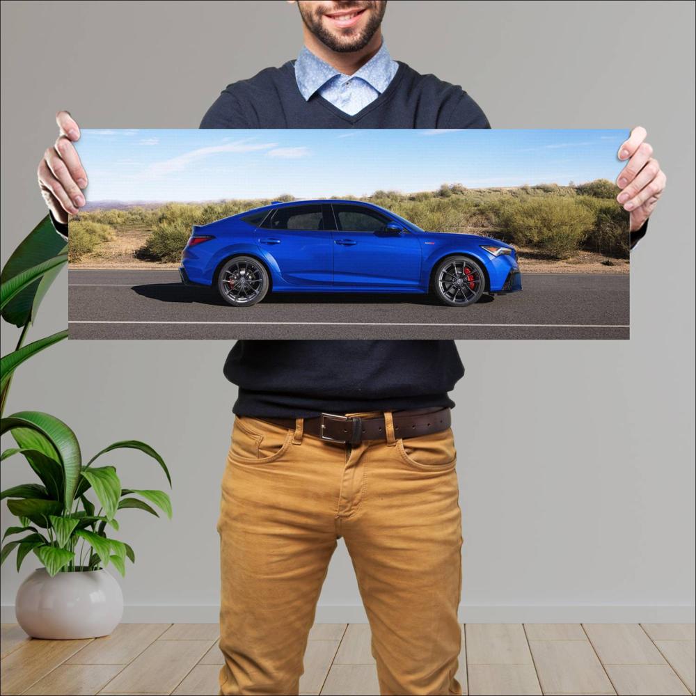 Cuadro grande 30x80cm 2024 Acura Integra Type S 003 Acura