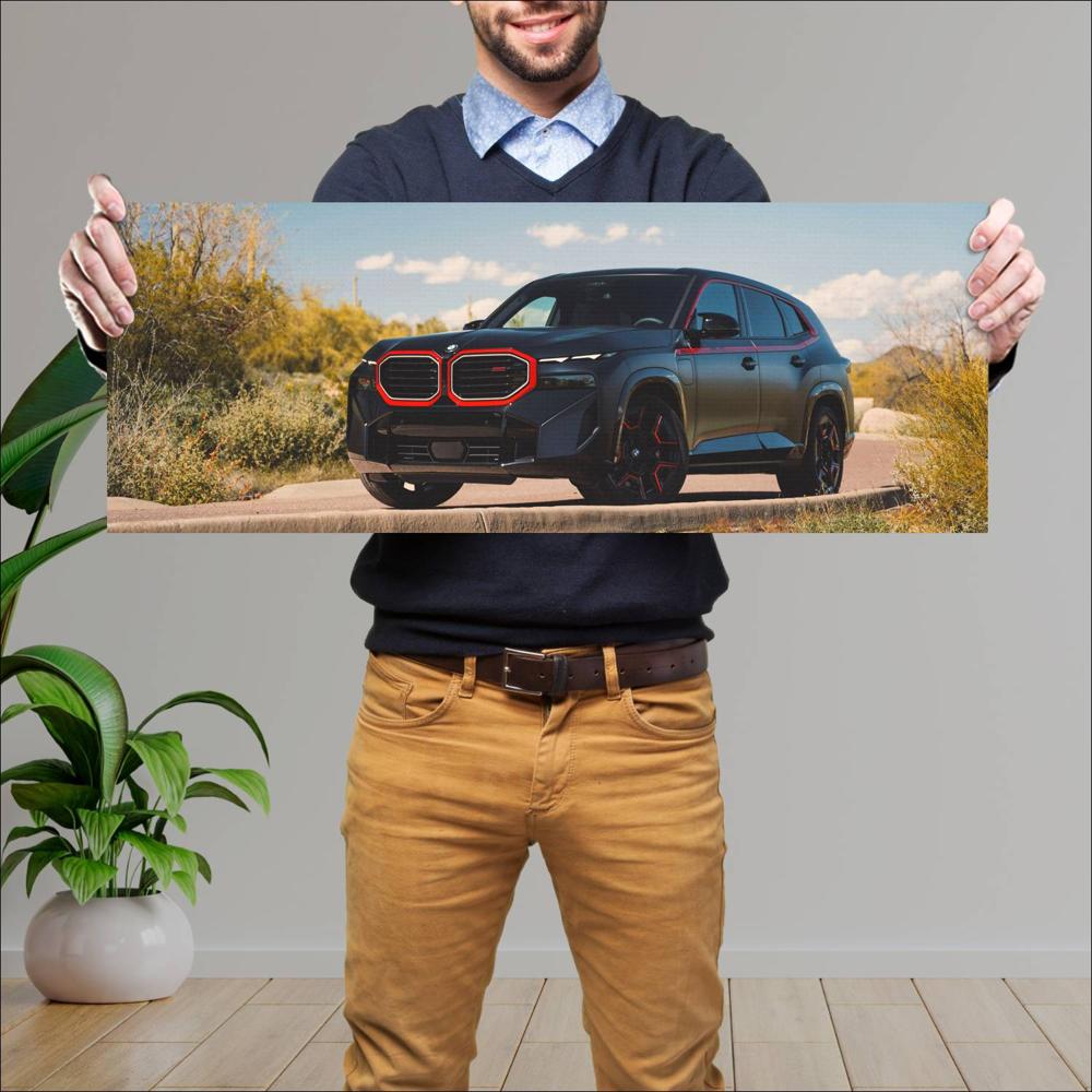 Cuadro grande 30x80cm 2024 BMW XM Label Red 005 BMW