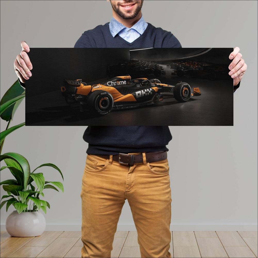 Cuadro grande 30x80cm 2024 Formula1 McLaren MCL38 003 Formula1