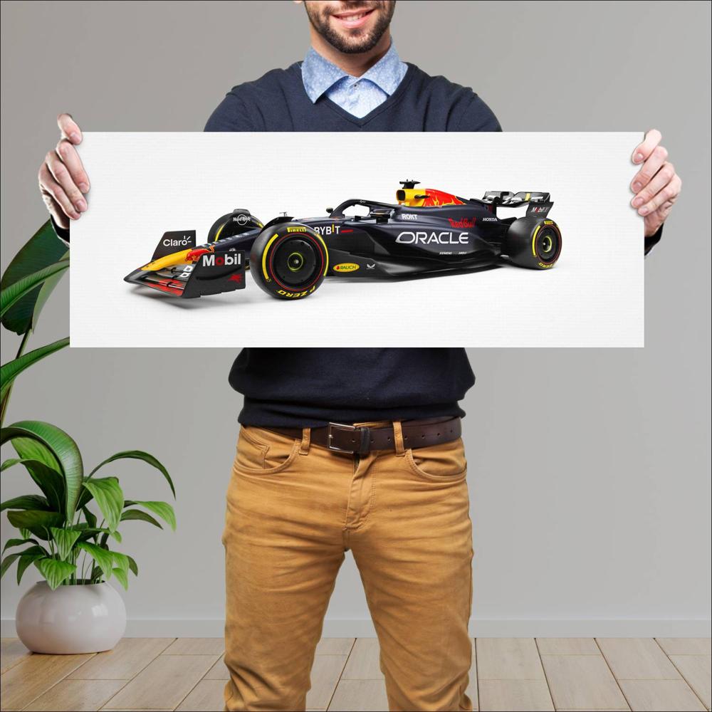 Cuadro grande 30x80cm 2024 Formula1 Red Bull Racing RB20 001 Formula1