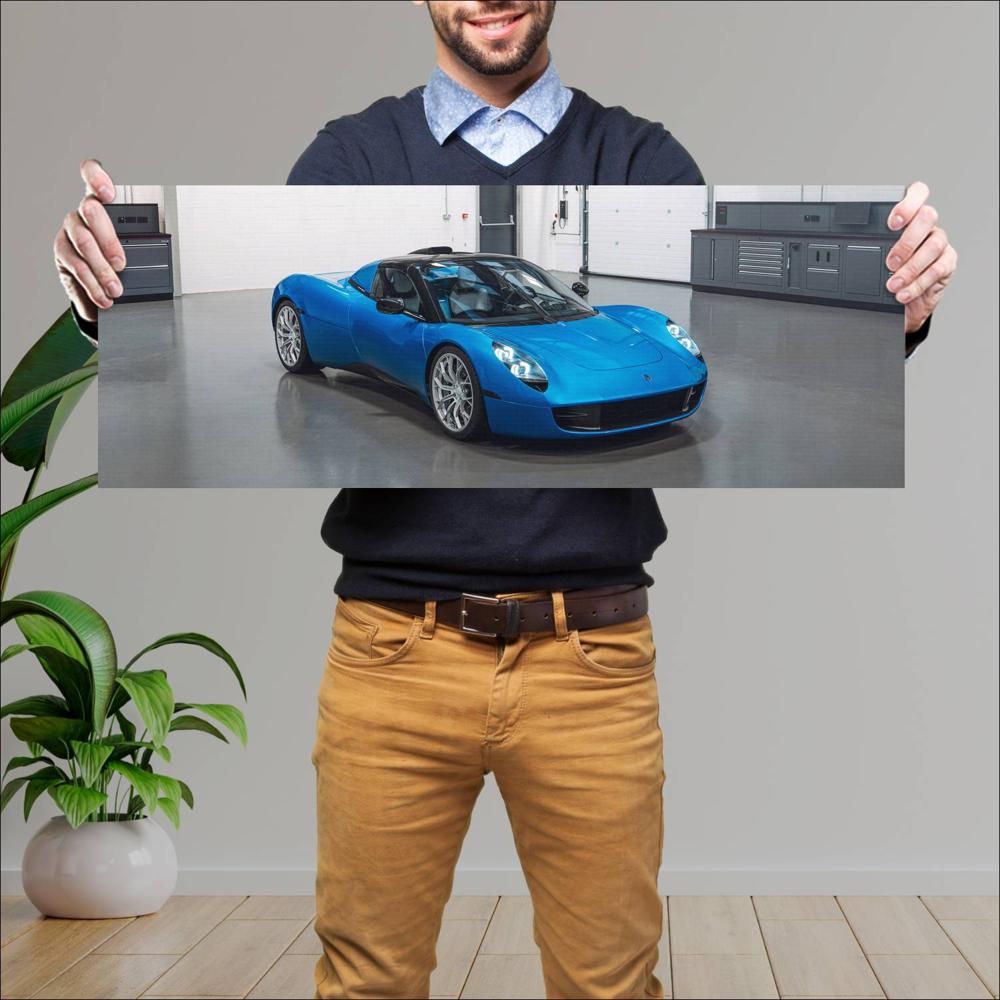Cuadro grande 30x80cm 2024 Gordon Murray T.33 Spider 001 Gordon