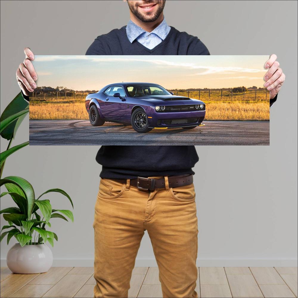 Cuadro grande 30x80cm 2024 Hennessey Demon Twin Turbo 1700 001 Hennessey