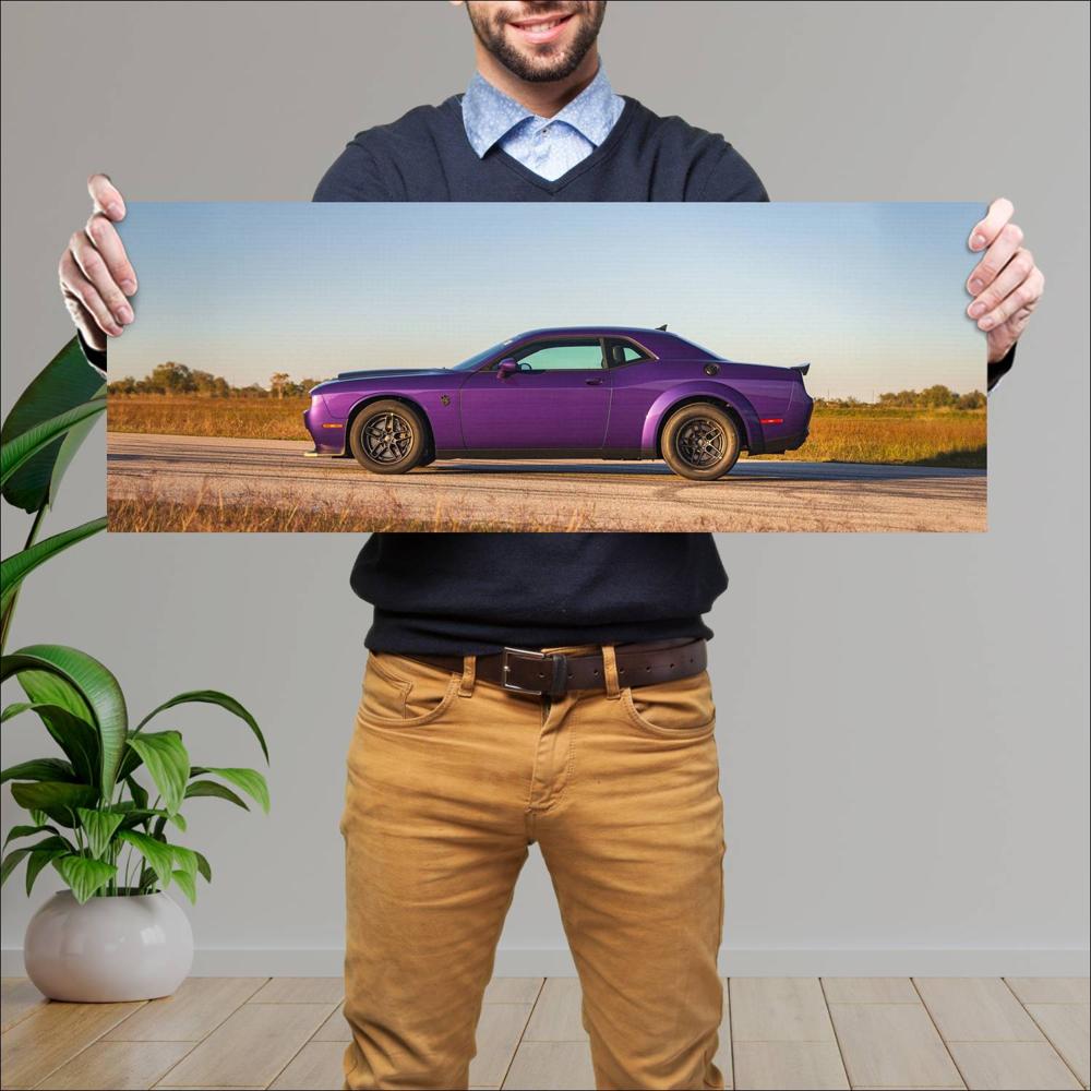Cuadro grande 30x80cm 2024 Hennessey Demon Twin Turbo 1700 004 Hennessey