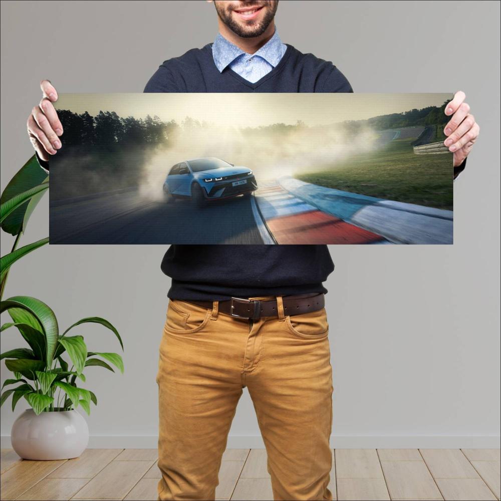 Cuadro grande 30x80cm 2024 Hyundai Ioniq 5 N 001 Hyundai