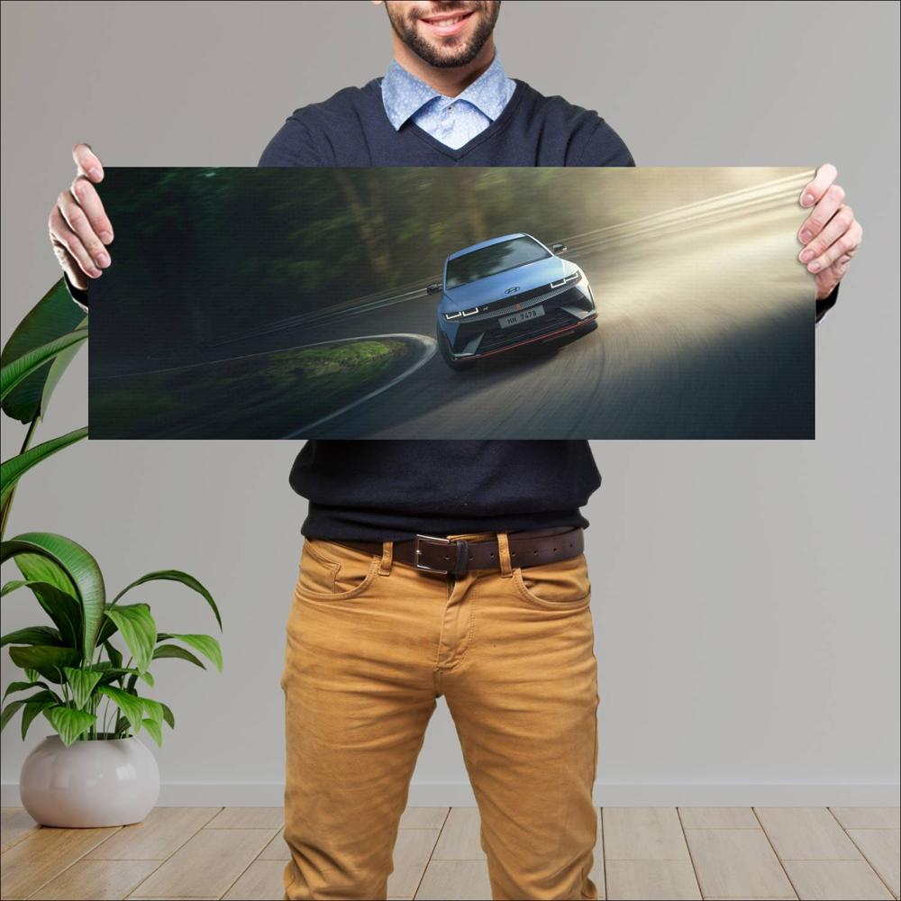 Cuadro grande 30x80cm 2024 Hyundai Ioniq 5 N 004 Hyundai