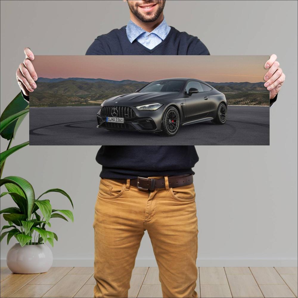 Cuadro grande 30x80cm 2024 Mercedes AMG CLE53 001 Mercedes