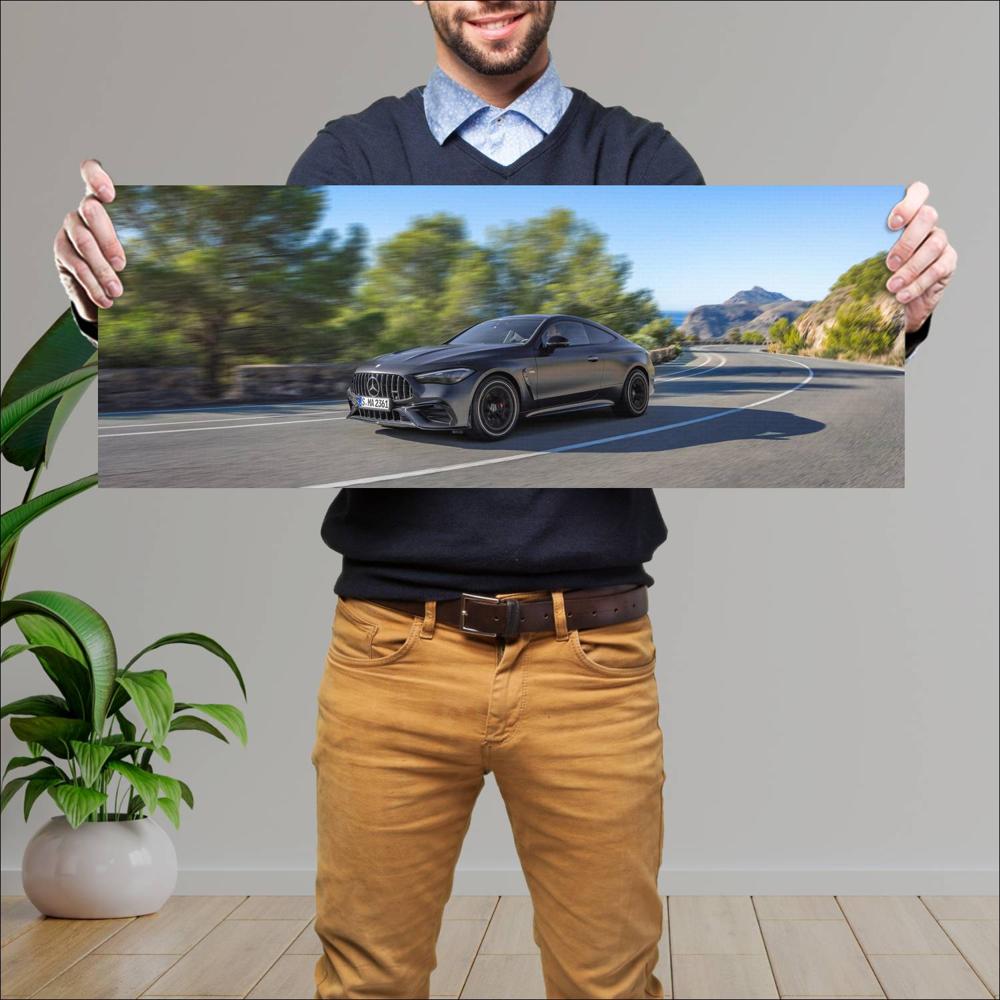 Cuadro grande 30x80cm 2024 Mercedes AMG CLE53 003 Mercedes
