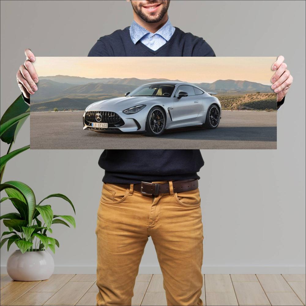 Cuadro grande 30x80cm 2024 Mercedes AMG GT 63 001 Mercedes
