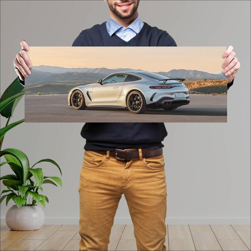 Cuadro grande 30x80cm 2024 Mercedes AMG GT 63 002 Mercedes