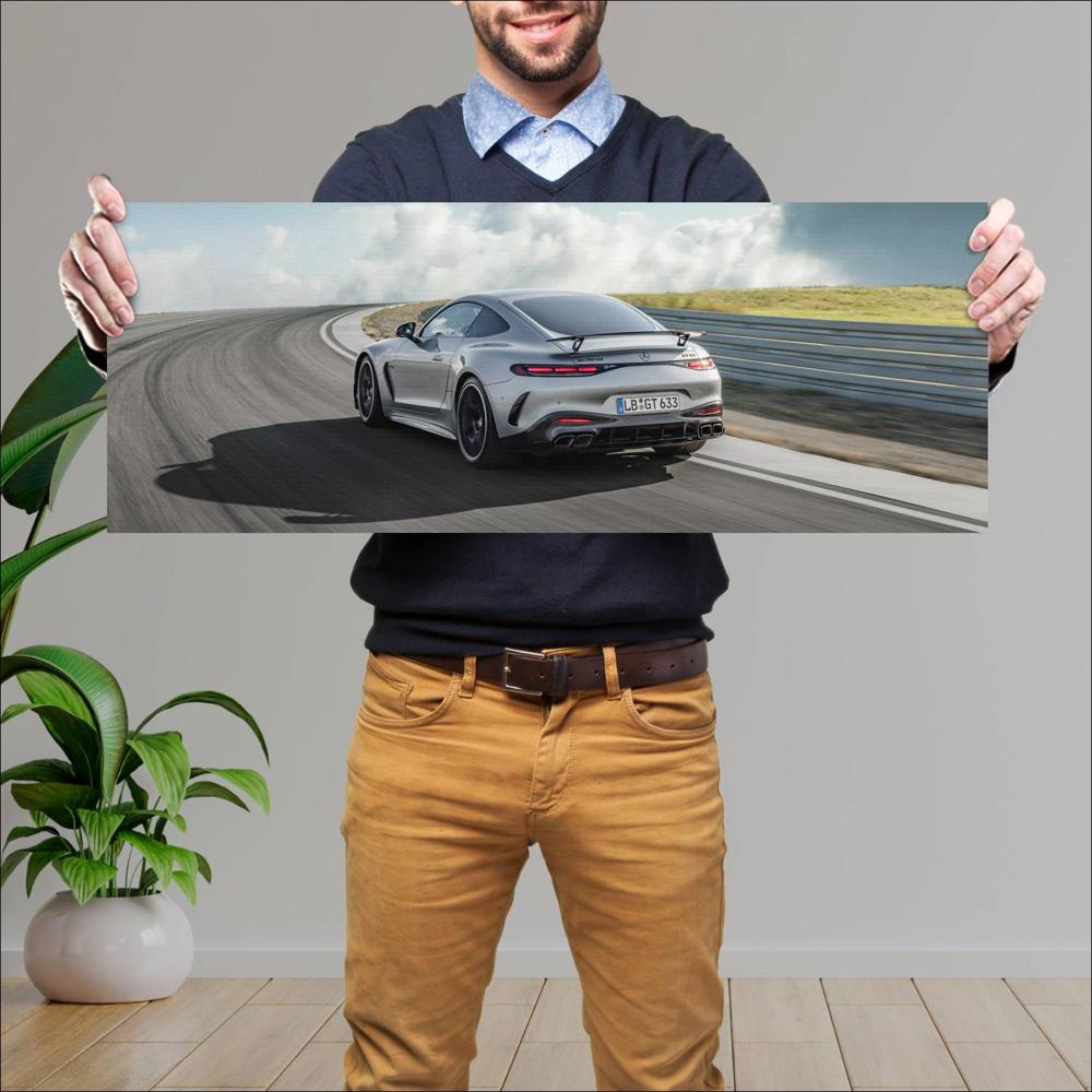 Cuadro grande 30x80cm 2024 Mercedes AMG GT 63 003 Mercedes