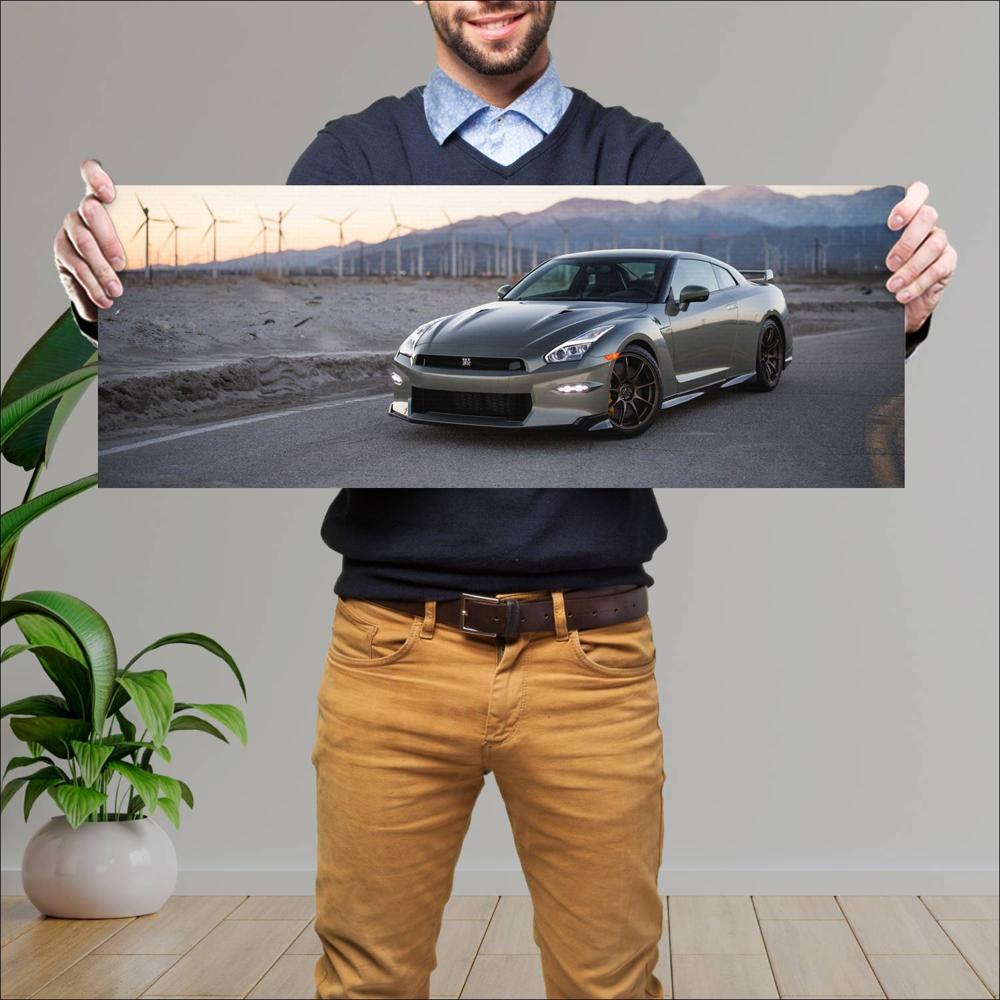 Cuadro grande 30x80cm 2024 Nissan GT R 007 Nissan