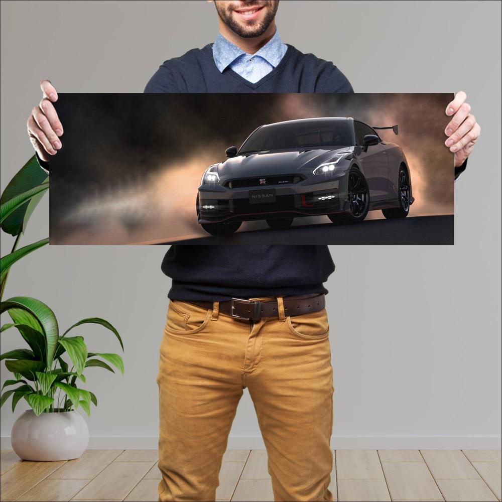 Cuadro grande 30x80cm 2024 Nissan GT R Nismo 007 Nissan