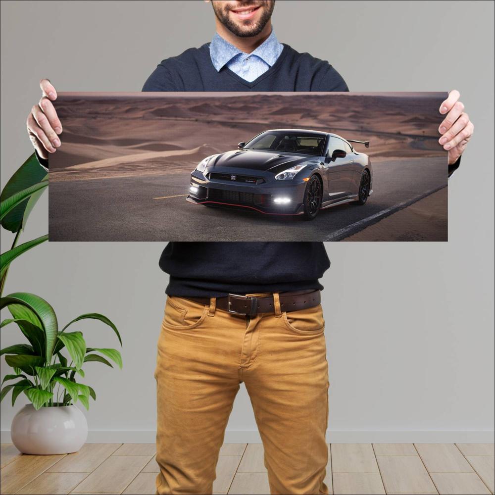 Cuadro grande 30x80cm 2024 Nissan GT R Nismo 010 Nissan