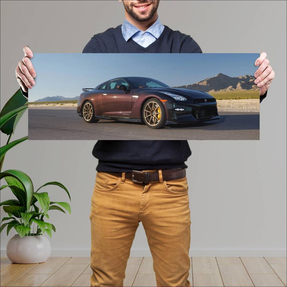 Cuadro grande 30x80cm 2024 Nissan GT R T Spec Takumi Edition 003 Nissan
