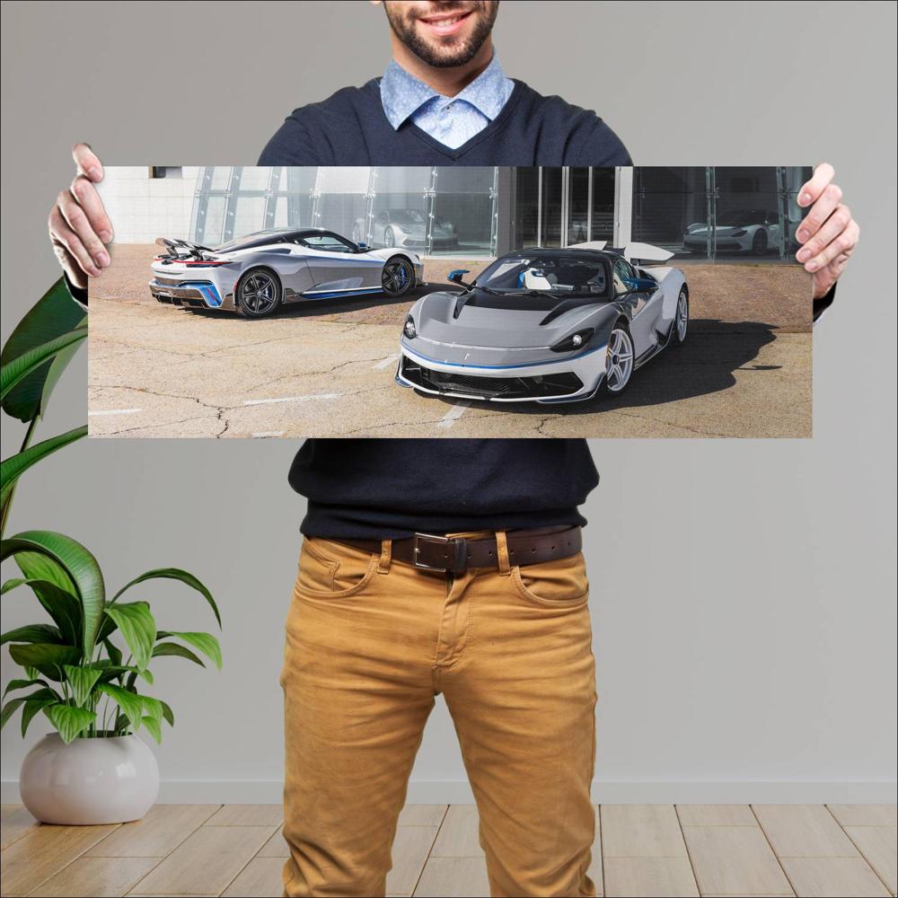 Cuadro grande 30x80cm 2024 Pininfarina Battista Reversario 001 Pininfarina