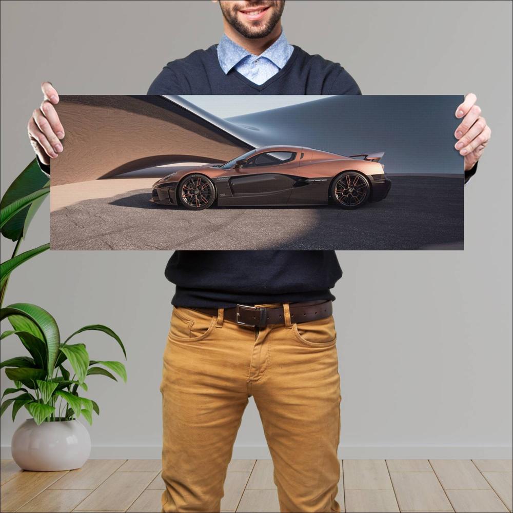 Cuadro grande 30x80cm 2024 Rimac Nevera 15th Anniversary 002 Rimac