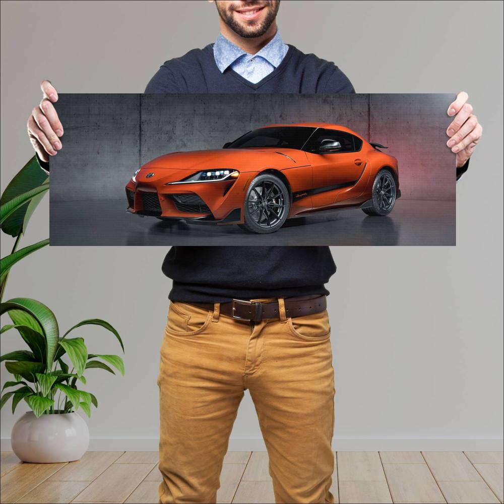Cuadro grande 30x80cm 2024 Toyota GR Supra 45th Anniversary Edition 001 Toyota