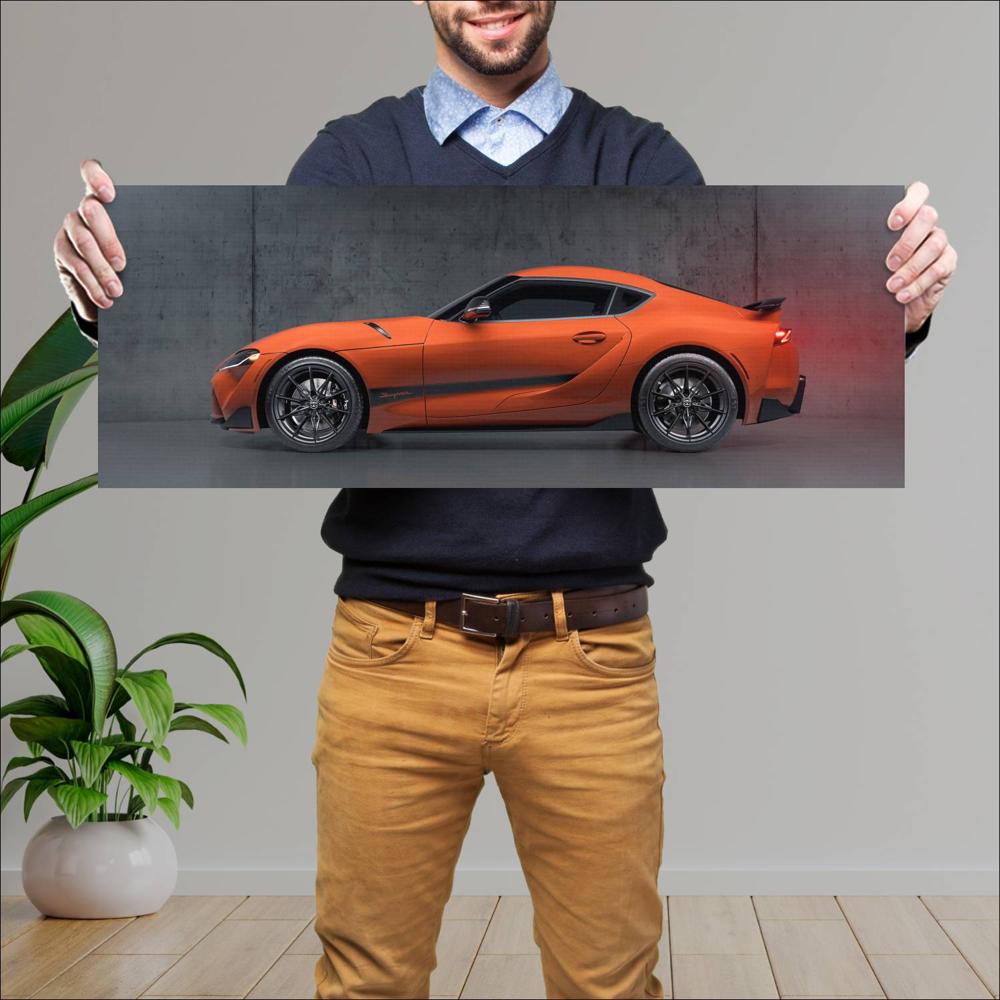 Cuadro grande 30x80cm 2024 Toyota GR Supra 45th Anniversary Edition 003 Toyota