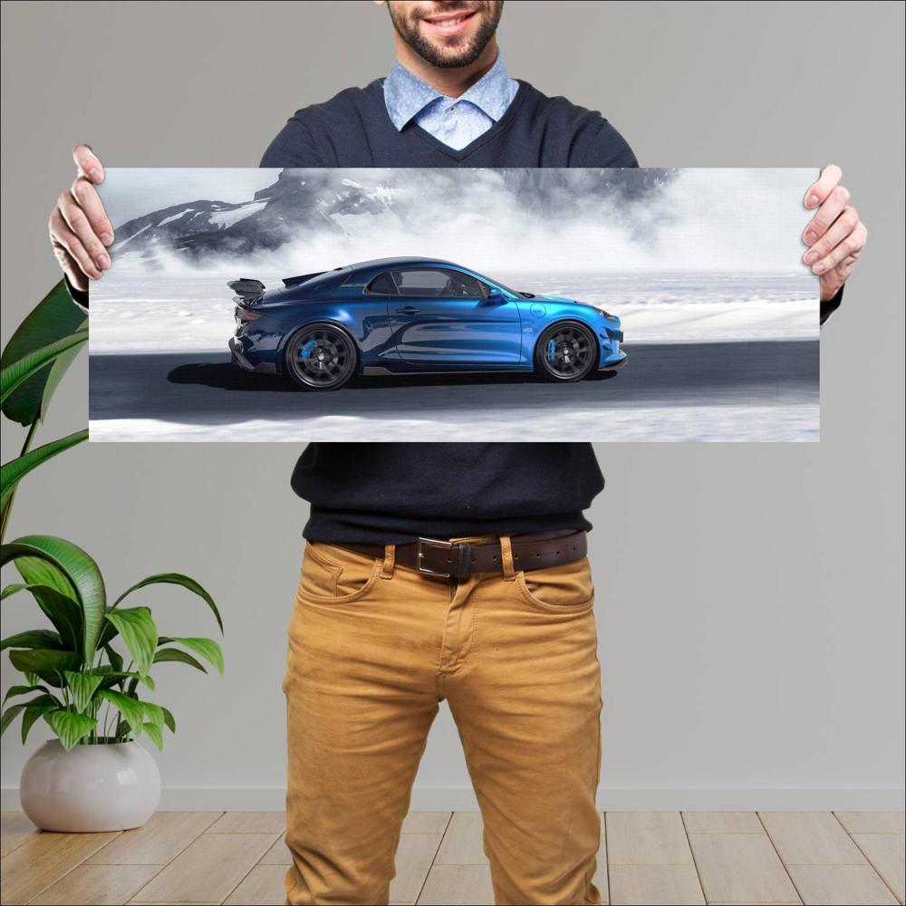 Cuadro grande 30x80cm 2025 Alpine A110 R Ultime 002 Alpine