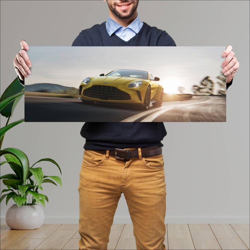 Cuadro grande 30x80cm 2025 Aston Martin Vantage 005 Aston