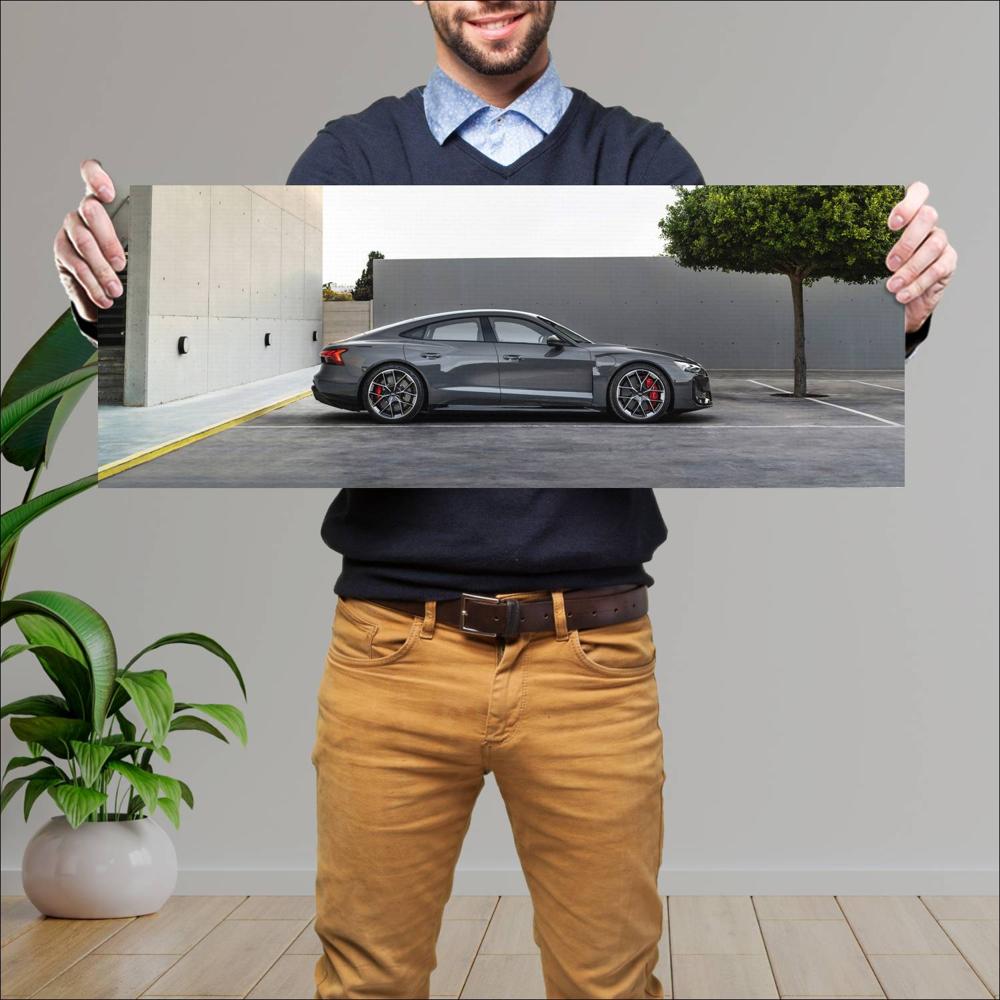 Cuadro grande 30x80cm 2025 Audi RS E Tron GT 005 Audi