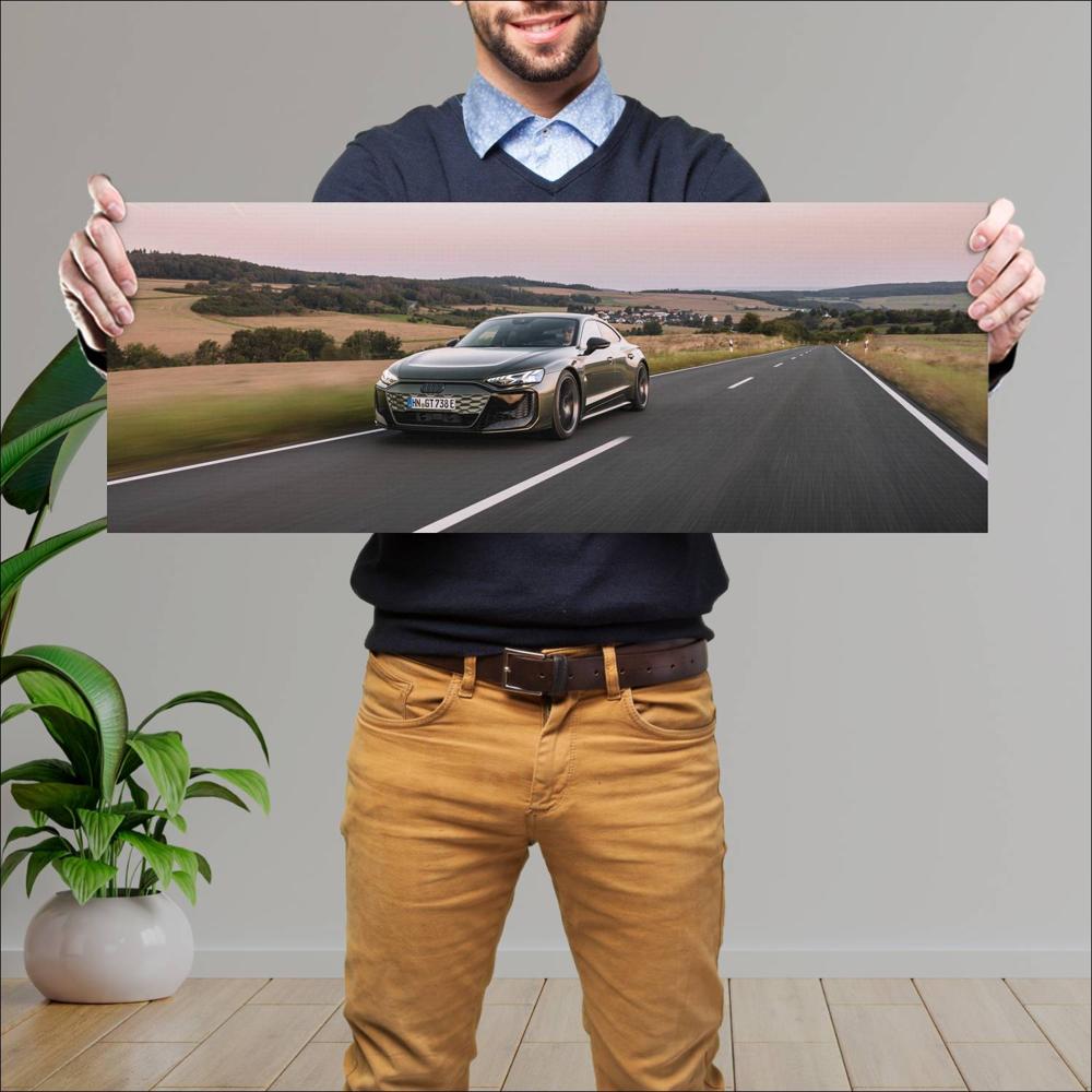 Cuadro grande 30x80cm 2025 Audi RS E Tron GT Performance 009 Audi